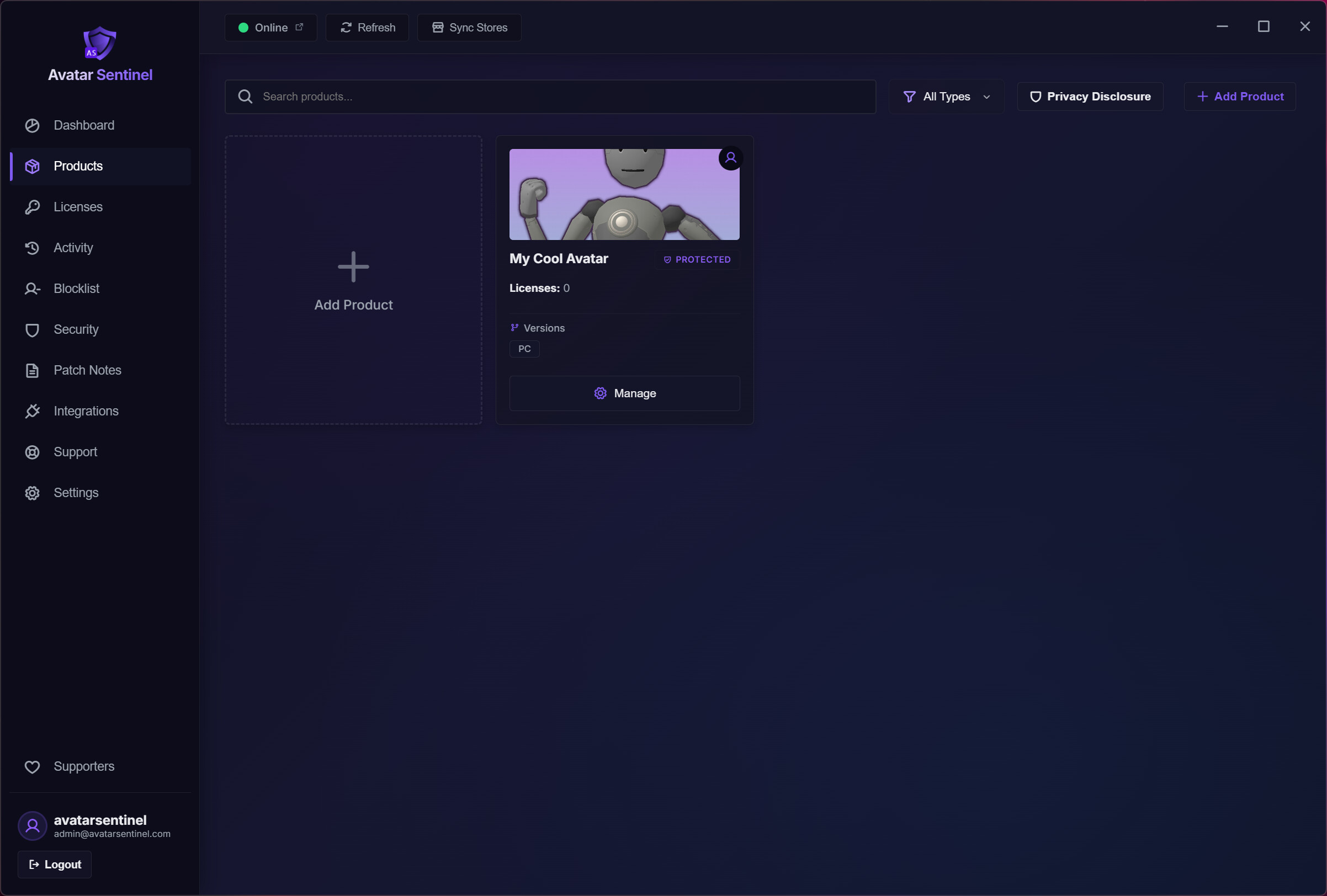 Avatar Sentinel screenshot 1
