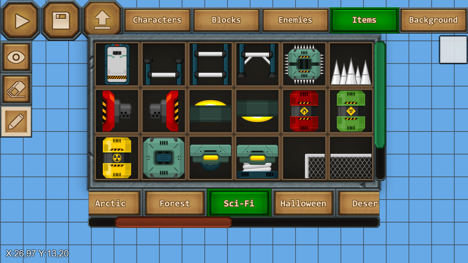 Sci-Fi Theme for Epic Game Maker screenshot 1