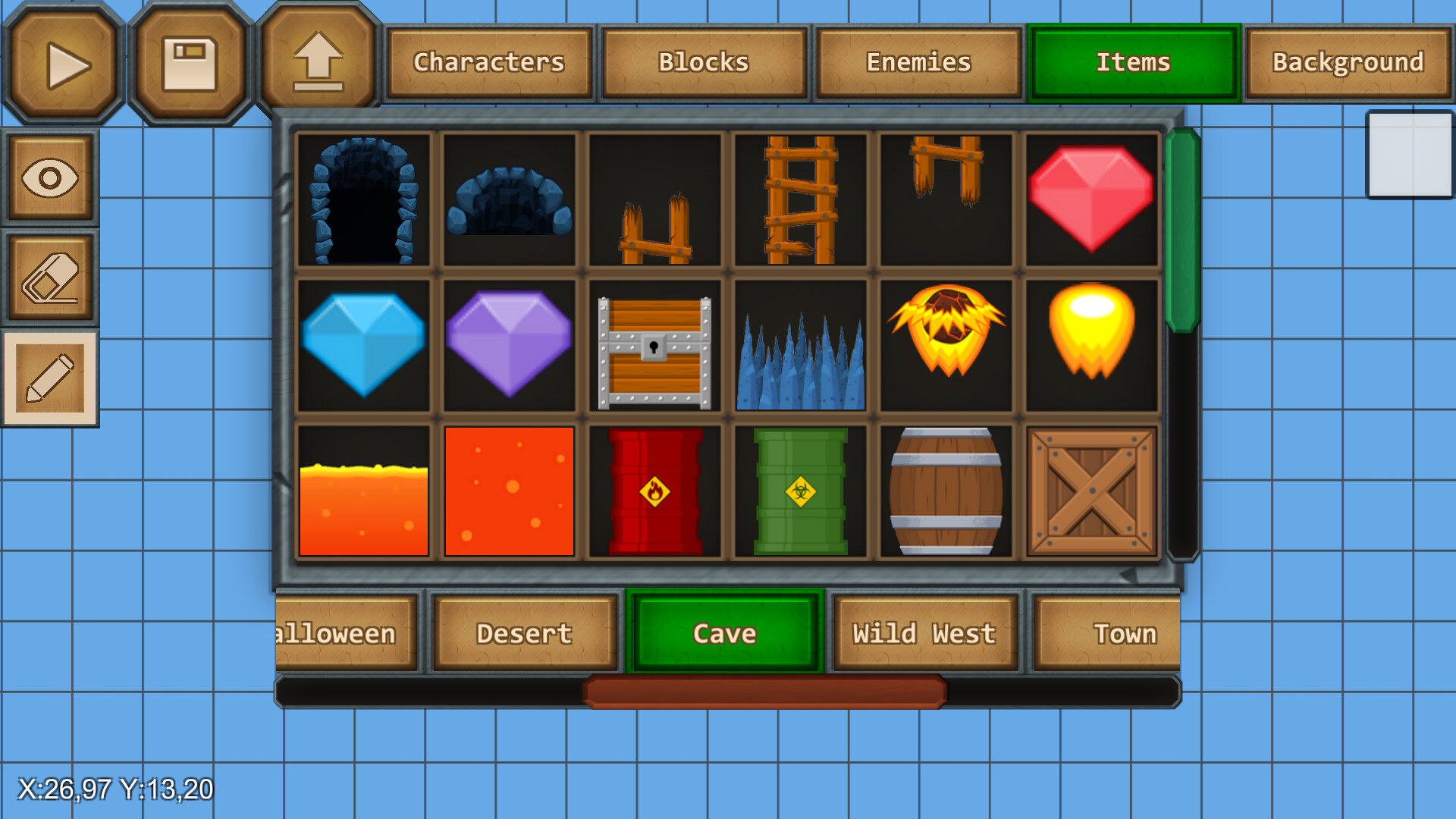 Cave Theme for Epic Game Maker screenshot 1