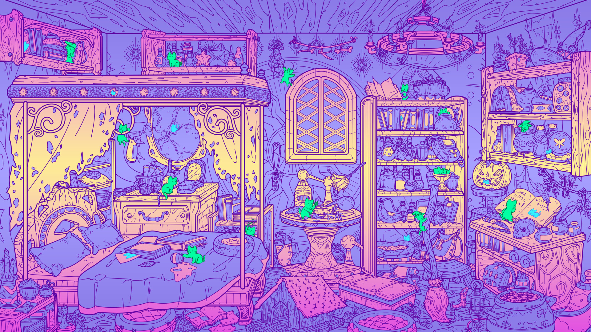 Flats Full of Cats: Capes & Curses screenshot 2