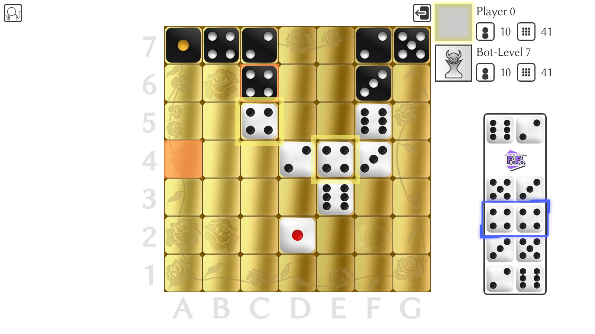 Dice chess screenshot 4