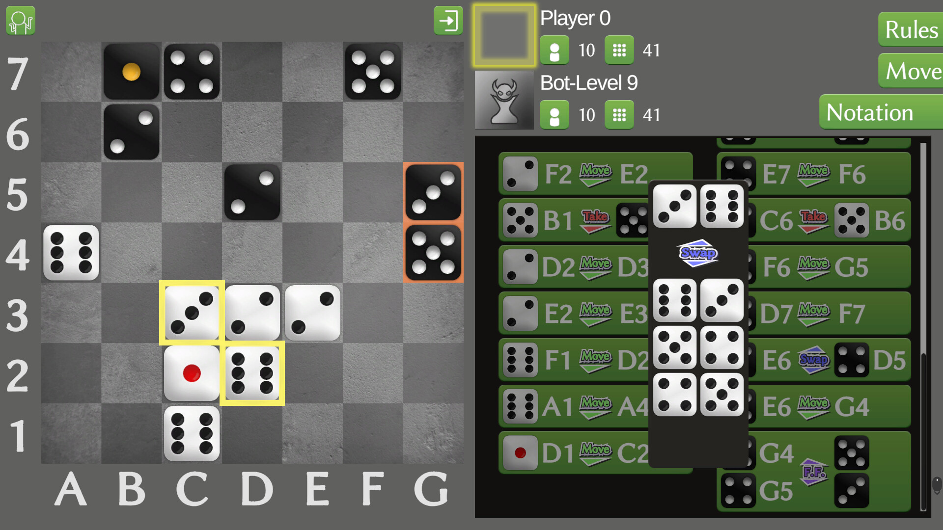 Dice chess screenshot 5