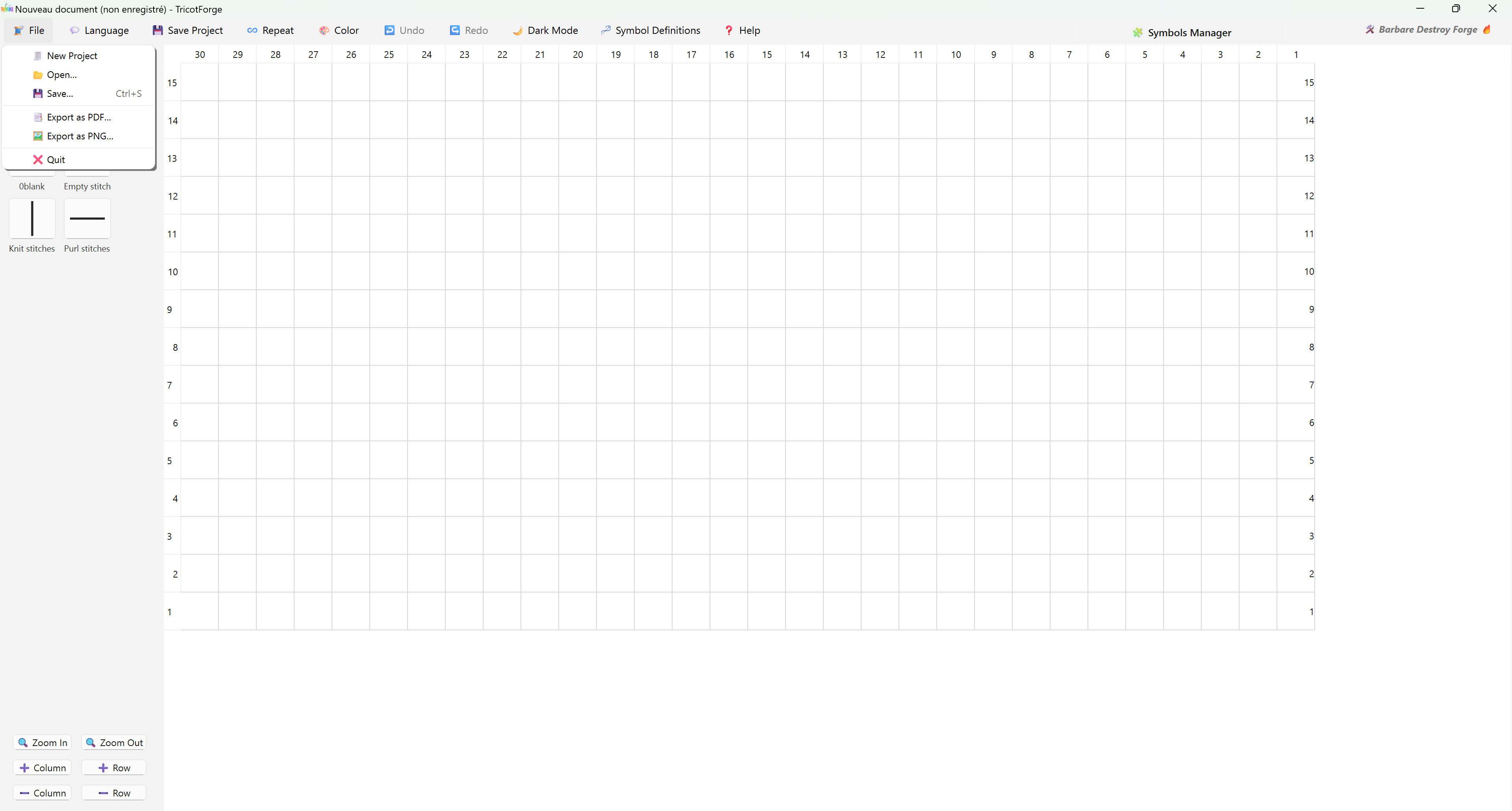 TRICOTFORGE screenshot 1