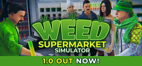 Weed Supermarket Simulator — Steam header