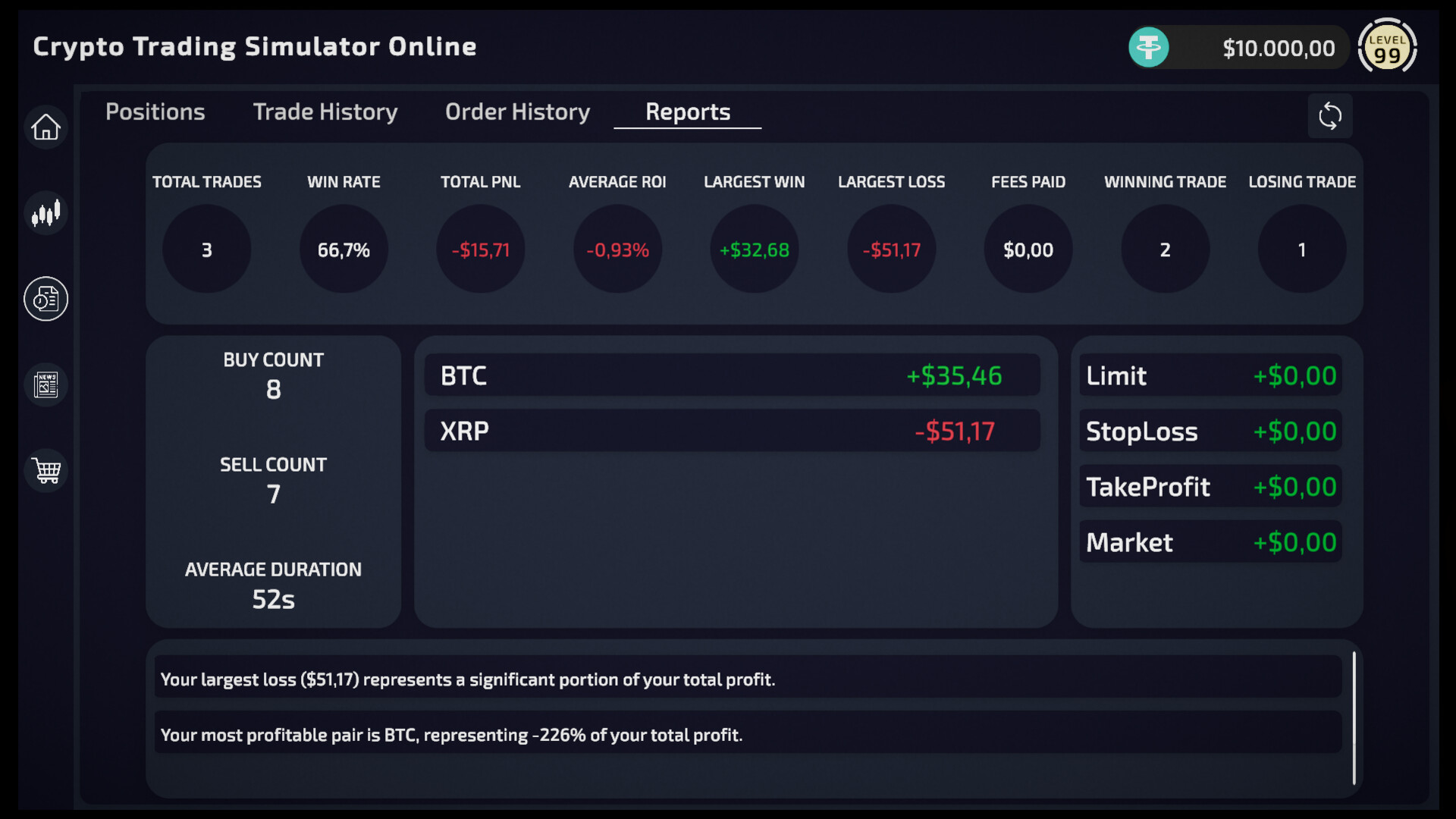 Crypto Trading Simulator screenshot 14
