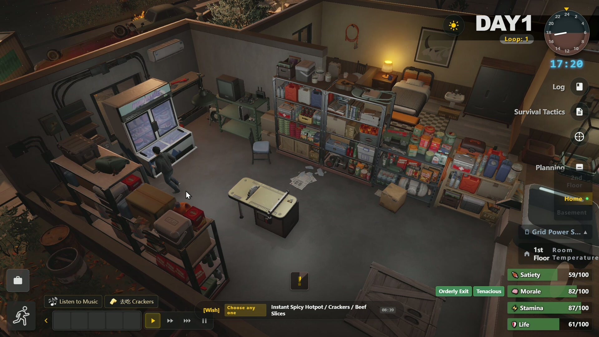Survival Log gameplay screenshot