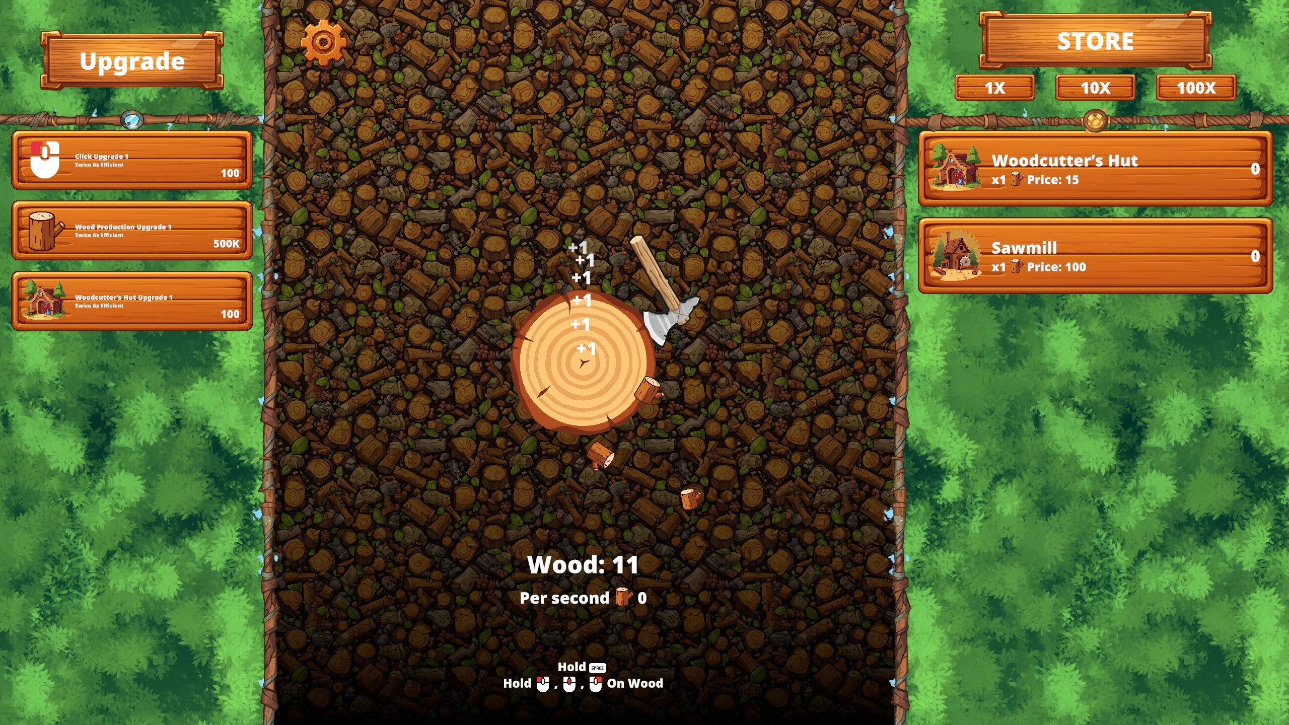 Wood Clicker screenshot 1