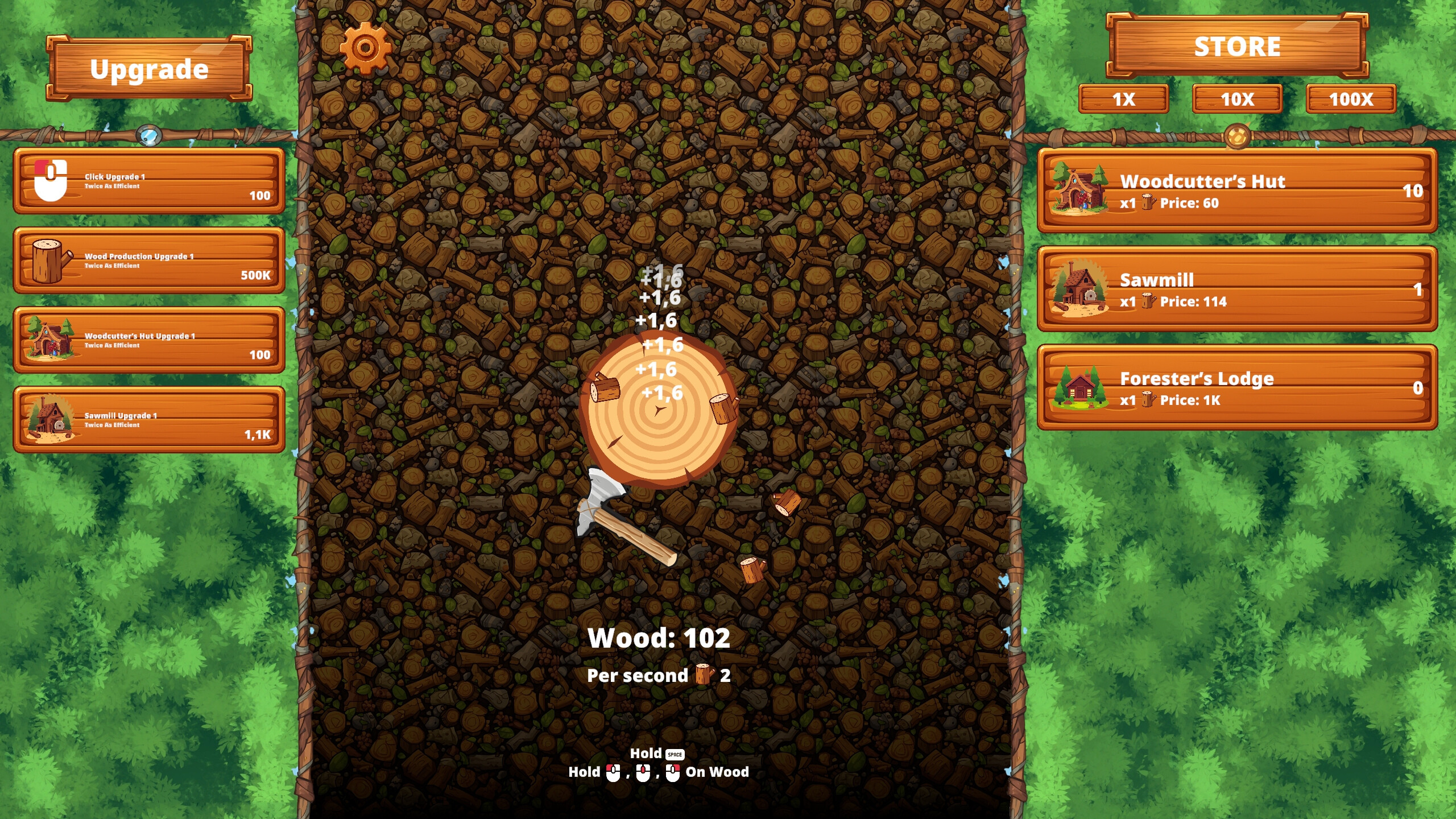 Wood Clicker screenshot 2