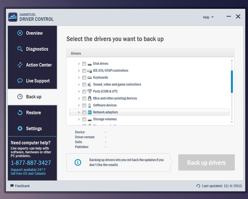 Gamefuel Driver Control screenshot 2