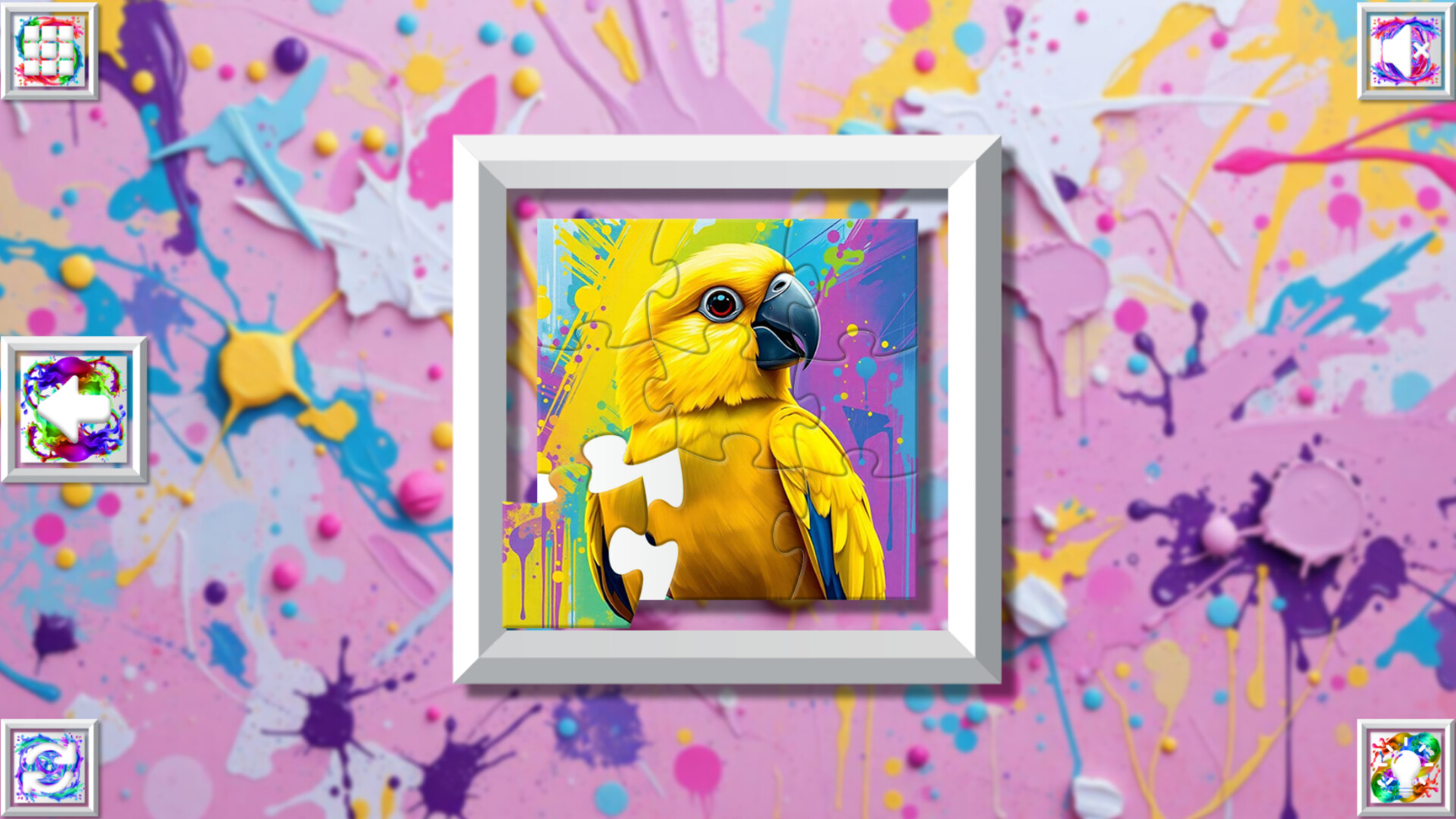 Color Splash: Parrots screenshot 2