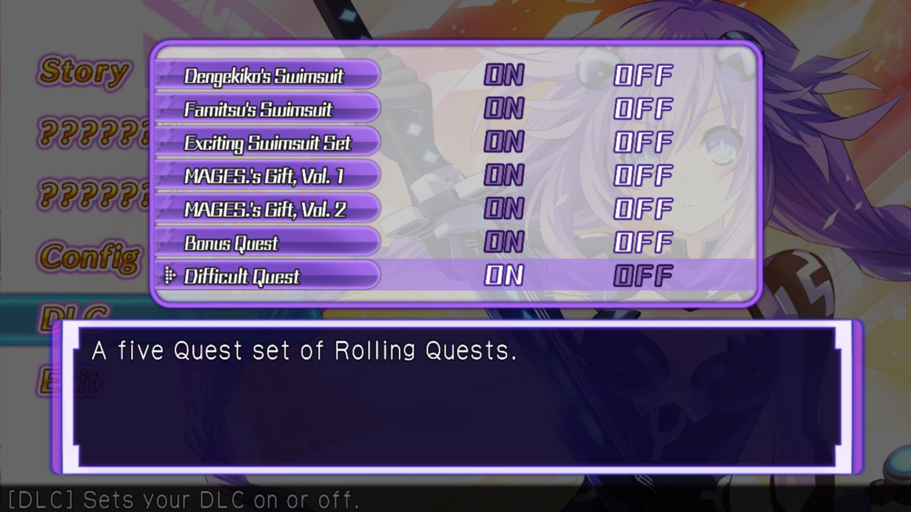 Hyperdimension Neptunia U Difficult Quest screenshot 1
