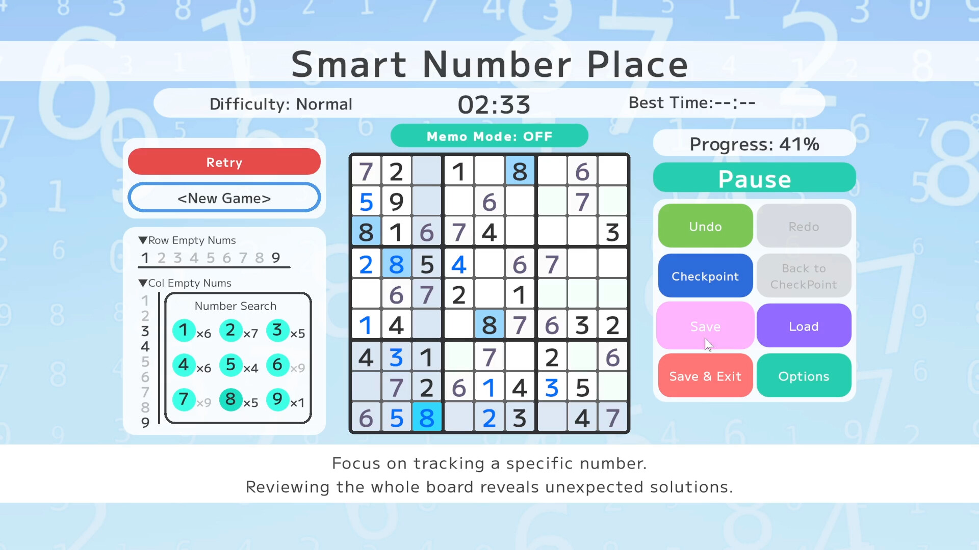 Smart Number Place screenshot 1