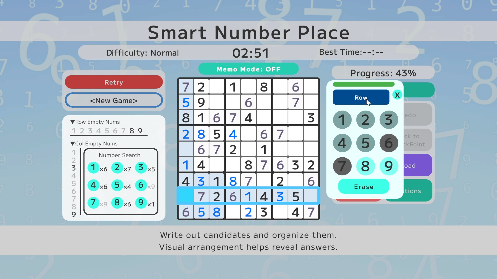 Smart Number Place screenshot 2