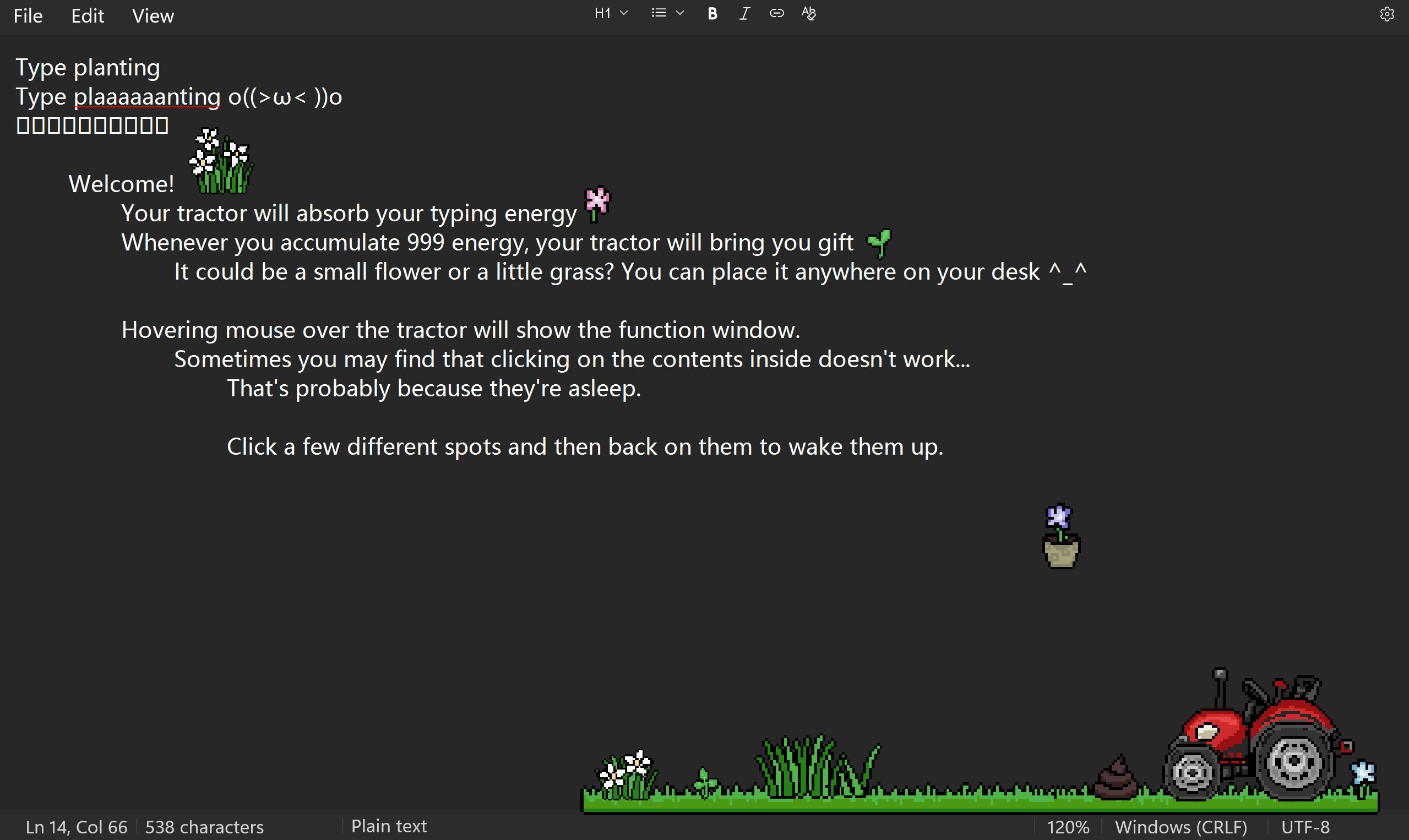 Type Planting screenshot 2
