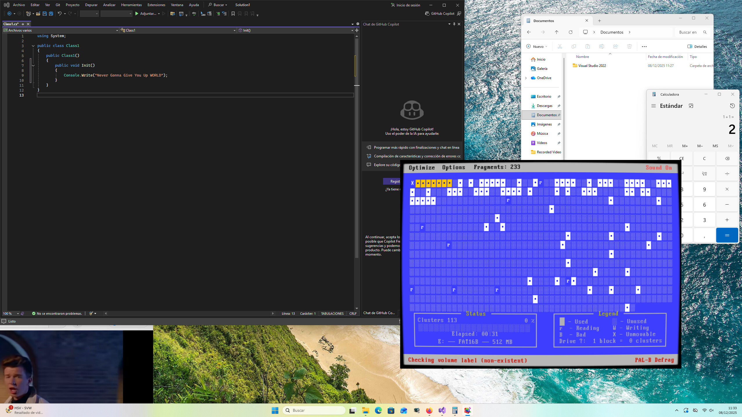 Idle Defragmenter 95 screenshot 1