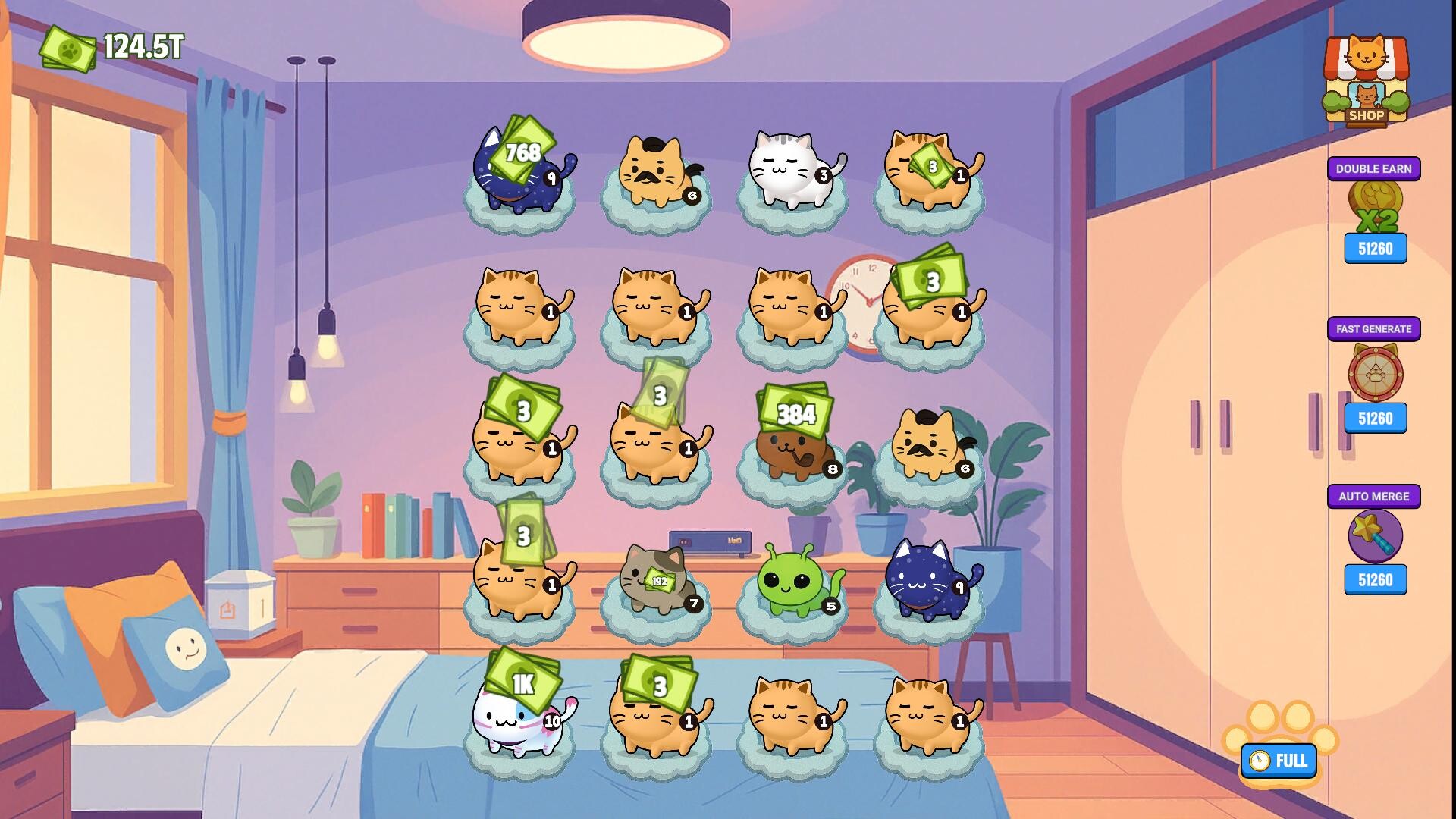Merge Cats Idle Evolution screenshot 5