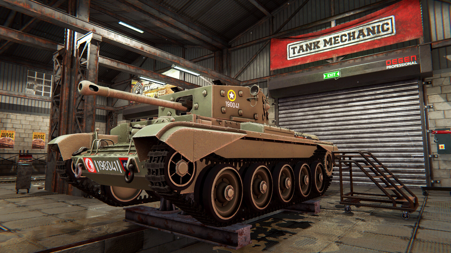 Tank Mechanic Simulator - Cromwell Mk.IV DLC screenshot 11