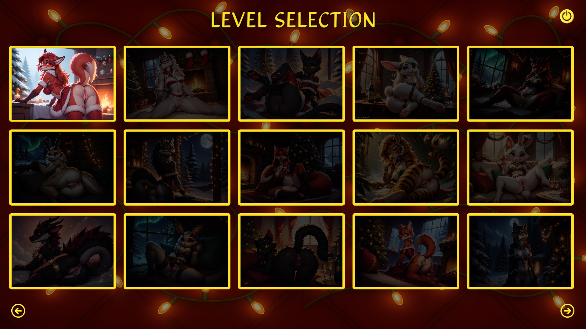 Furry Christmas Temptation – Naughty Jigsaw screenshot 11