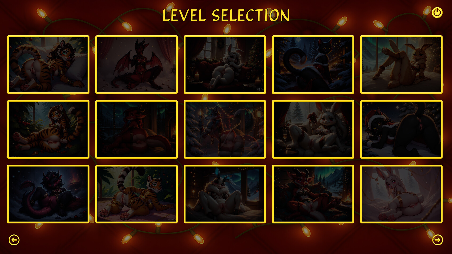 Furry Christmas Temptation – Naughty Jigsaw screenshot 14