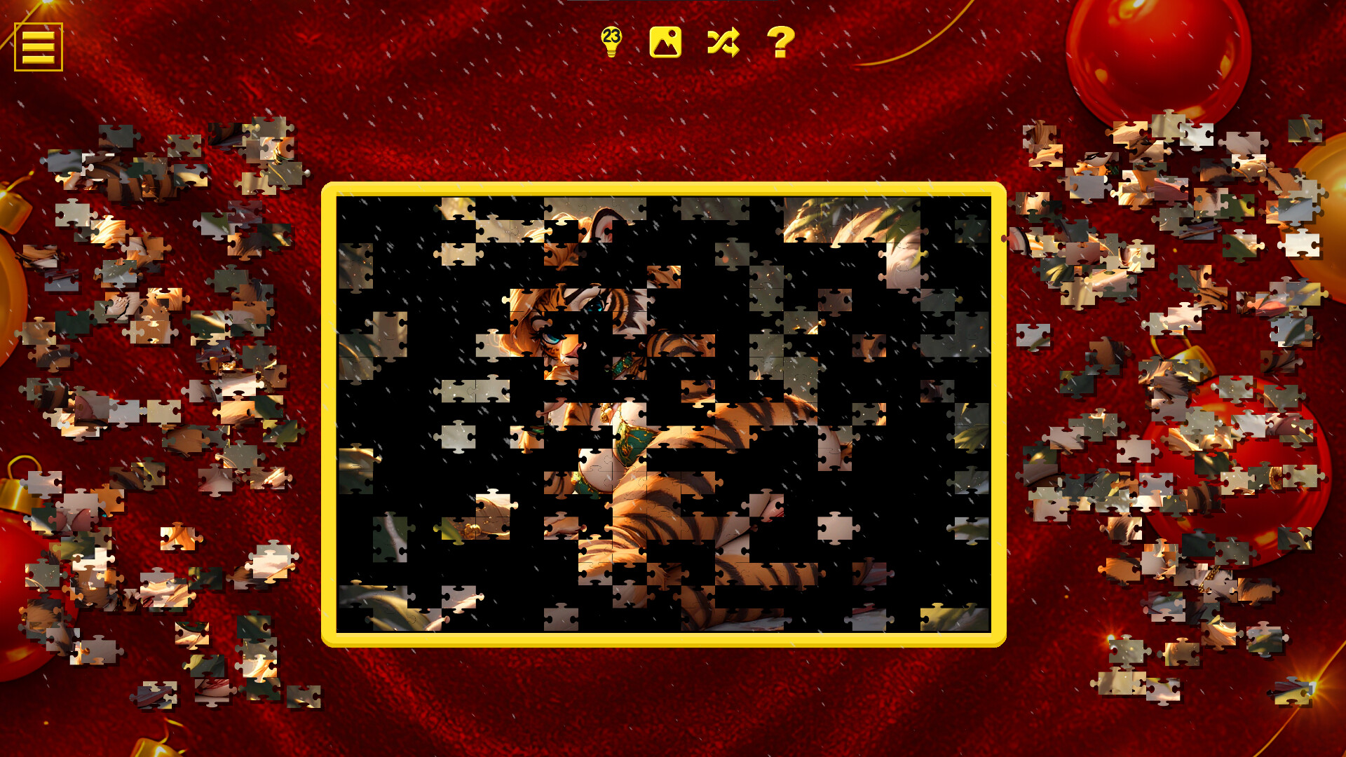 Furry Christmas Temptation – Naughty Jigsaw screenshot 4