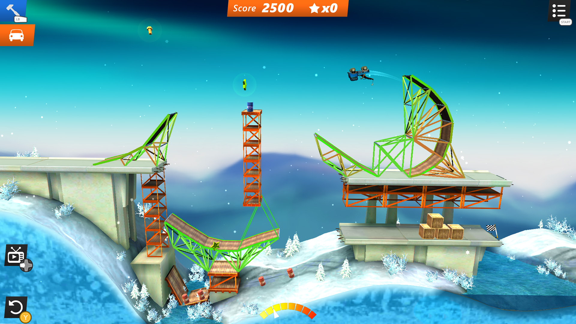 Bridge Constructor Stunts screenshot 1