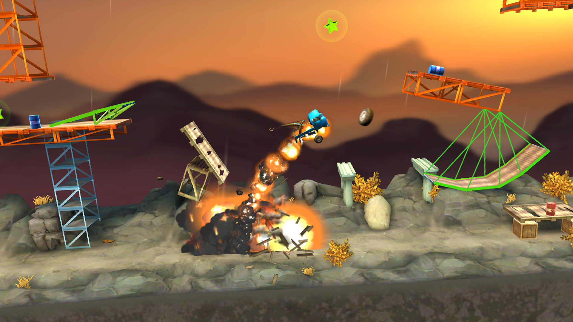 Bridge Constructor Stunts screenshot 5