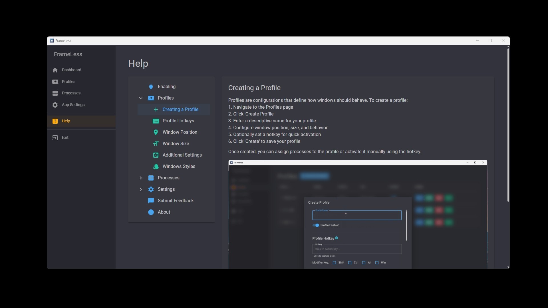 FrameLess: A Borderless & Ultrawide Helper screenshot 7