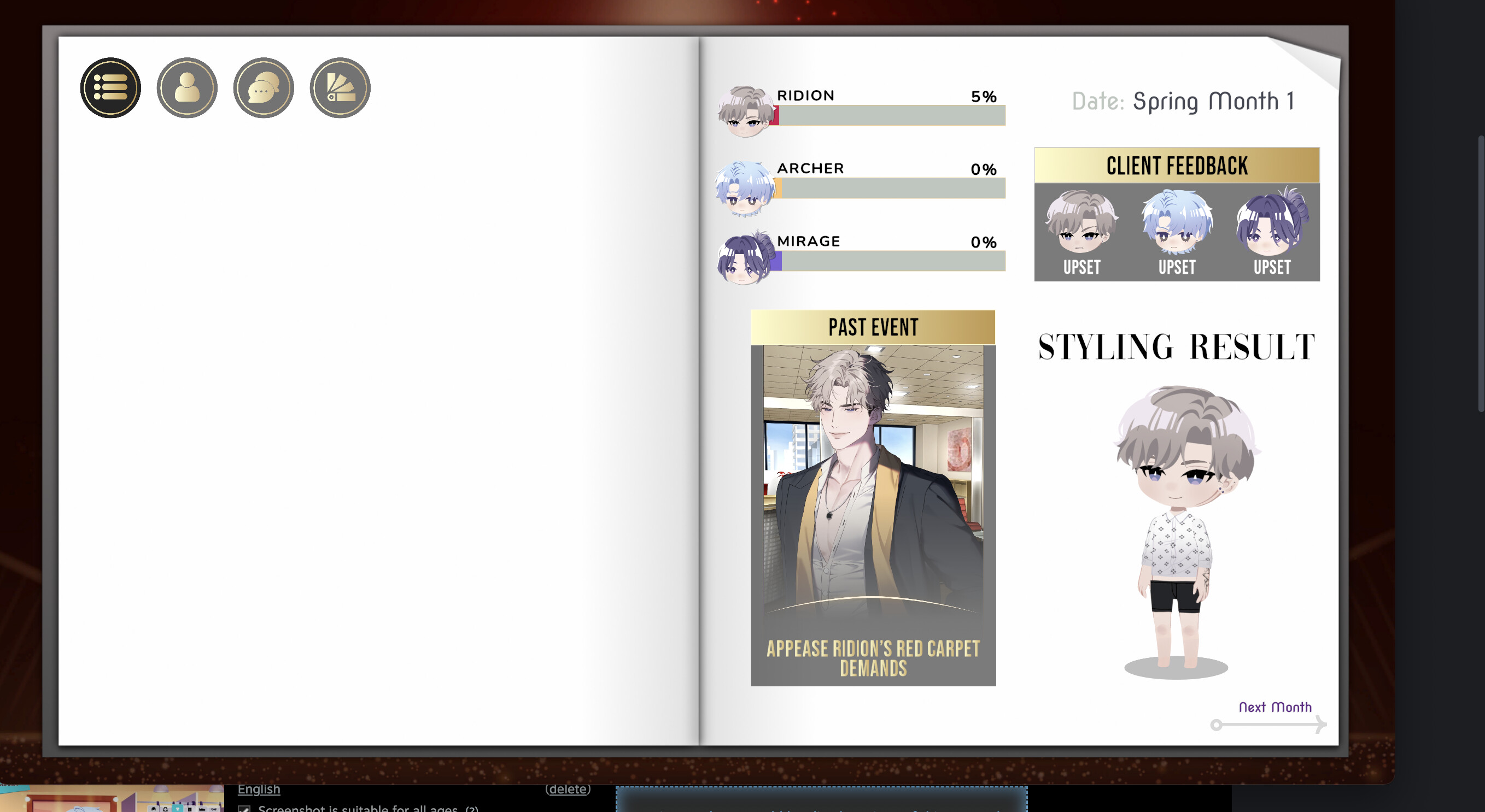 Zip Up, Glitterati screenshot 4