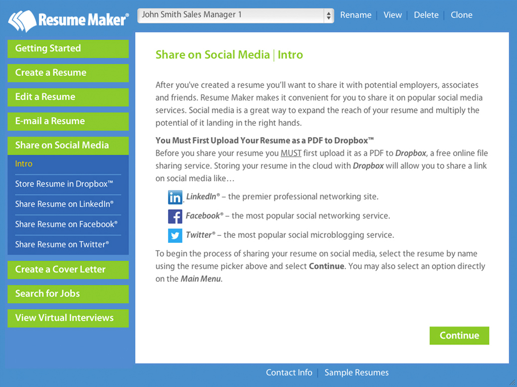 Resume Maker® for Windows screenshot 8