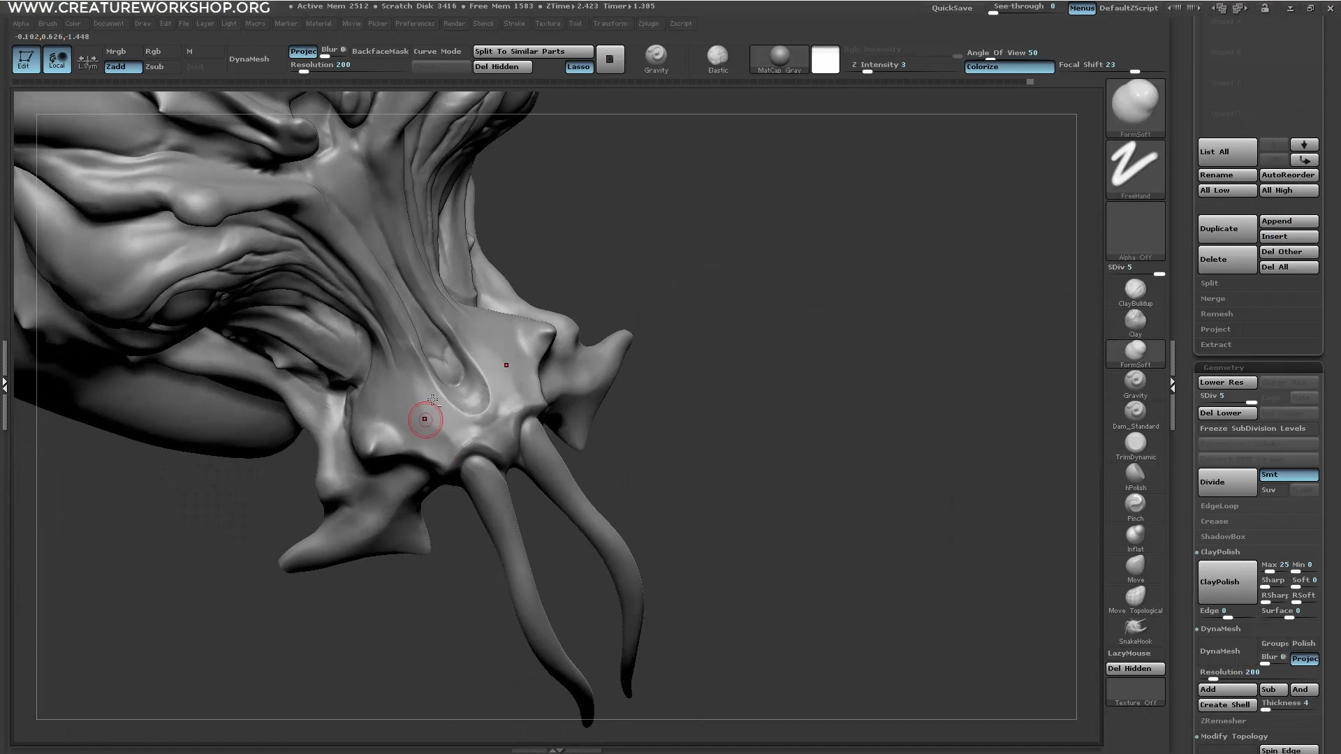 Creature Concepting In 3D screenshot 3