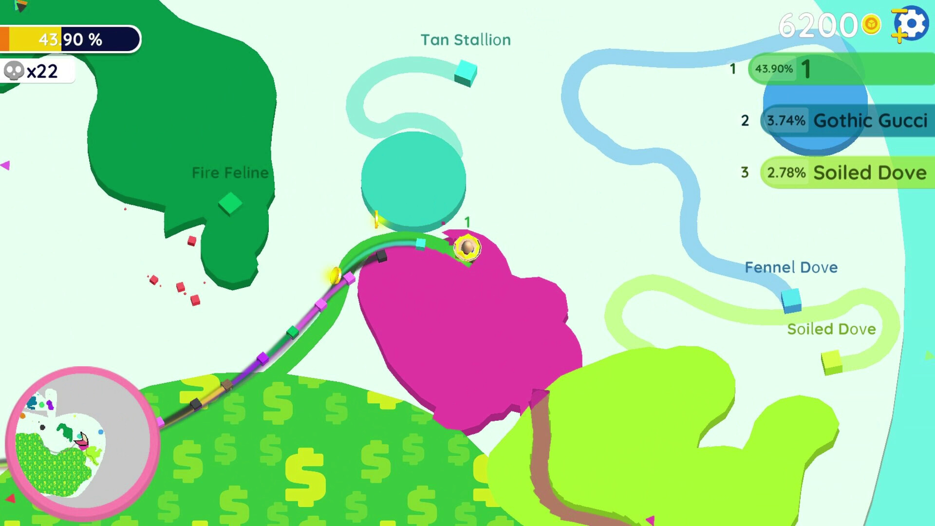 Paper io 2: Office DLC screenshot 1