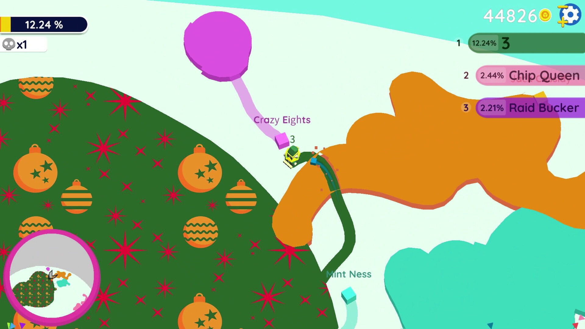 Paper io 2: Christmas DLC screenshot 4