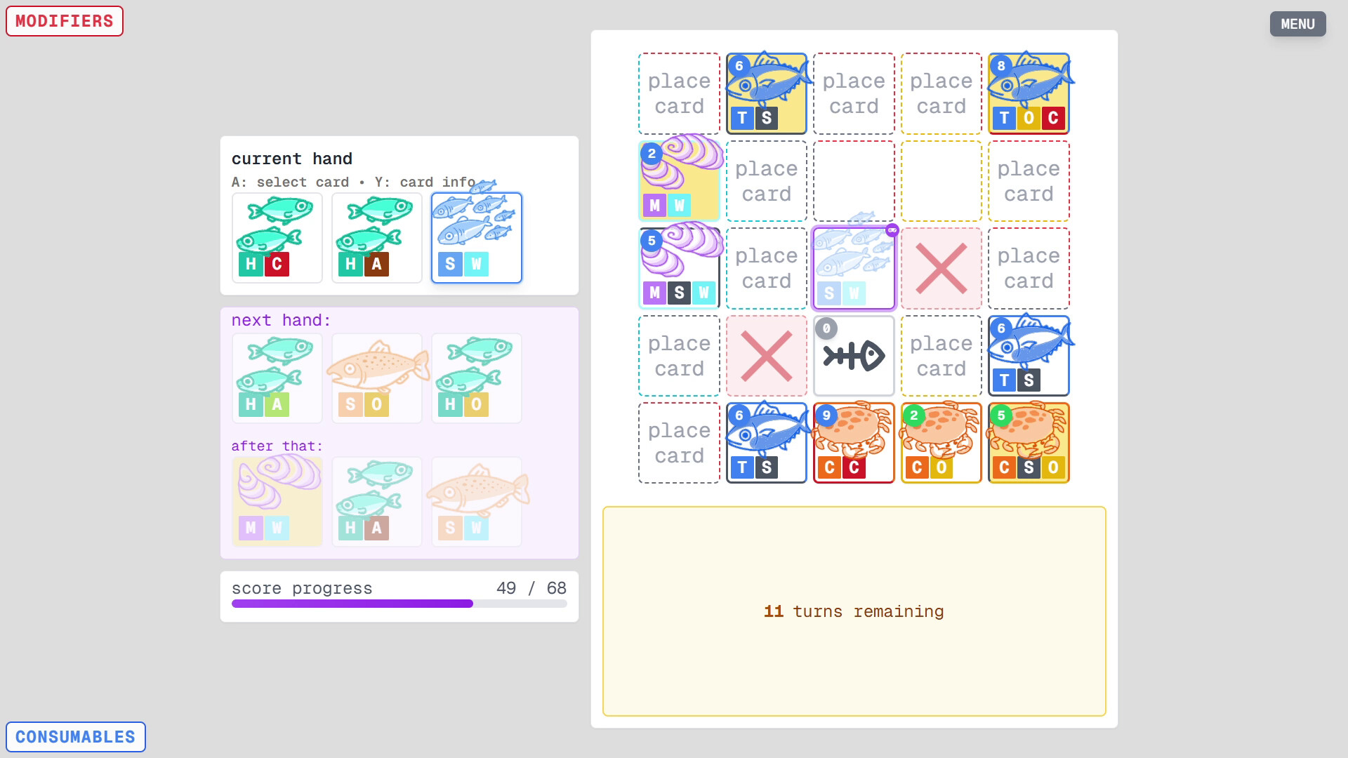 TINFISH SOLITAIRE screenshot 7