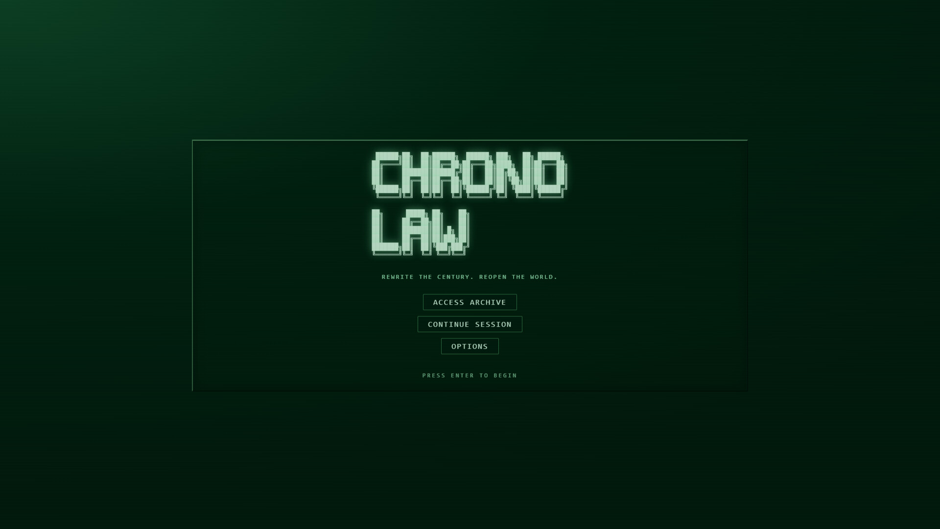 Chrono Law screenshot 1