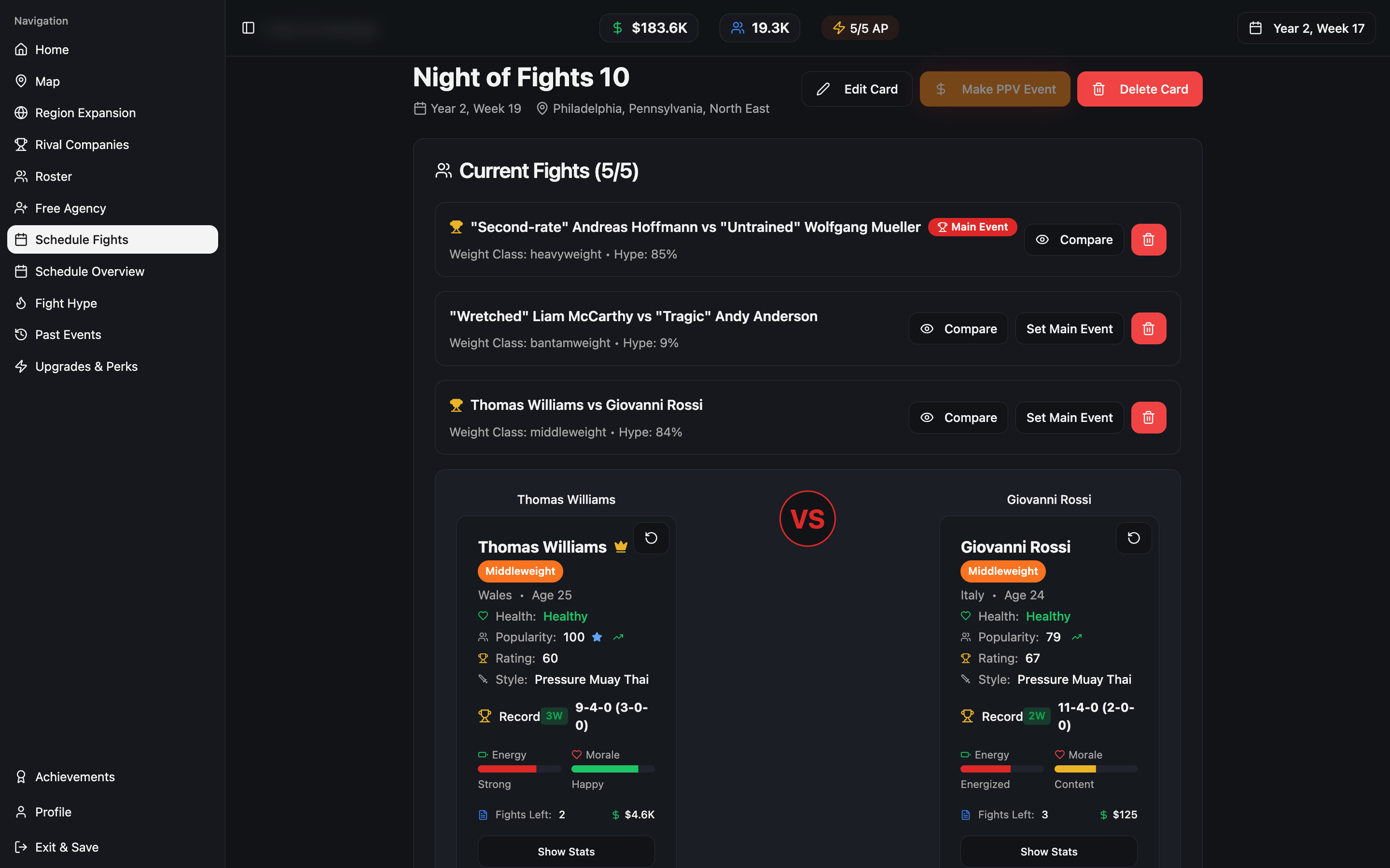 MMA Empire screenshot 2