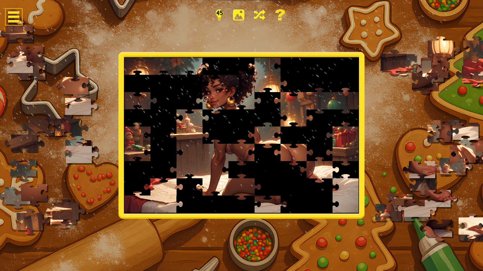 Santa’s Little Secrets – Naughty Jigsaw screenshot 3