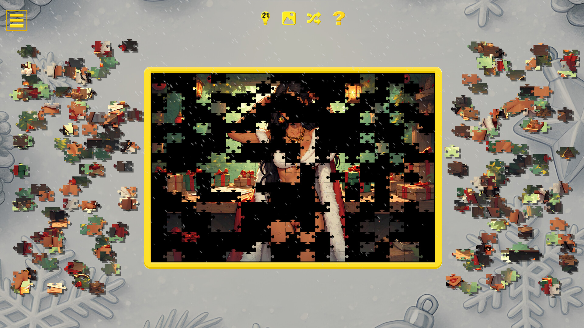Santa’s Little Secrets – Naughty Jigsaw screenshot 2