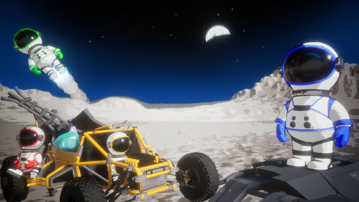 Moon Crashers - background art