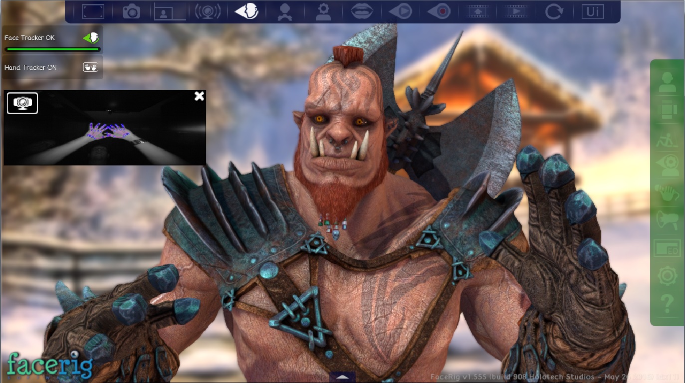 FaceRig Support for Leap Motion™ Controller screenshot 1