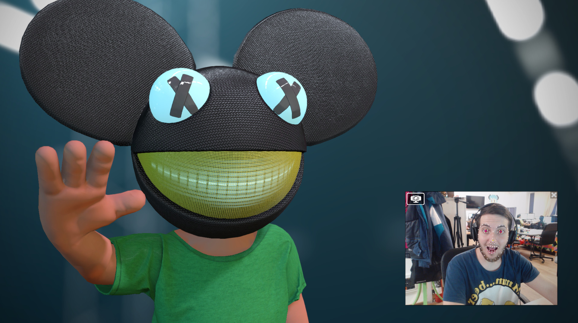 FaceRig deadmau5 screenshot 3