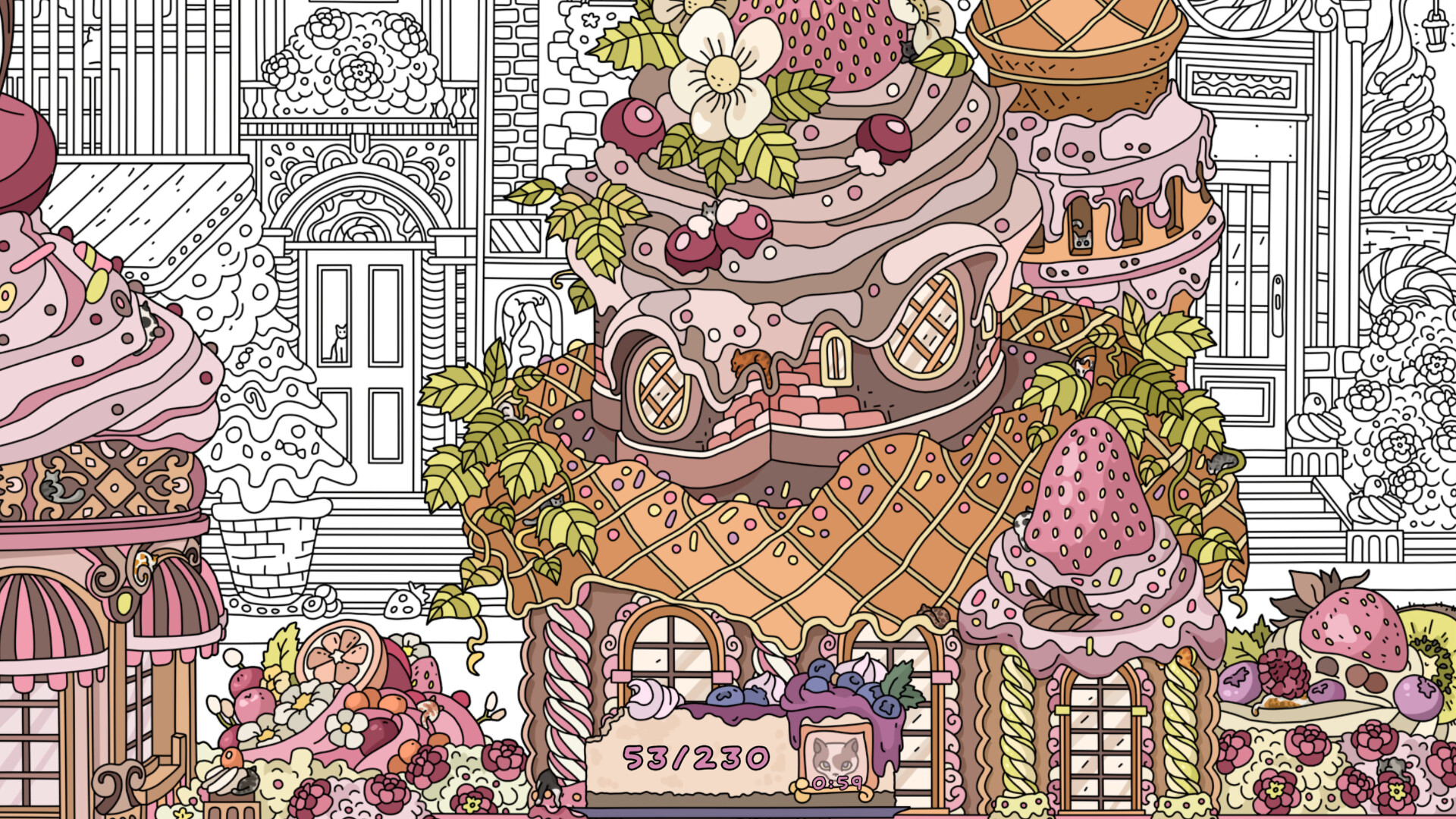 FIND KITTENS 7: Cookie Town - Extra Level screenshot 1