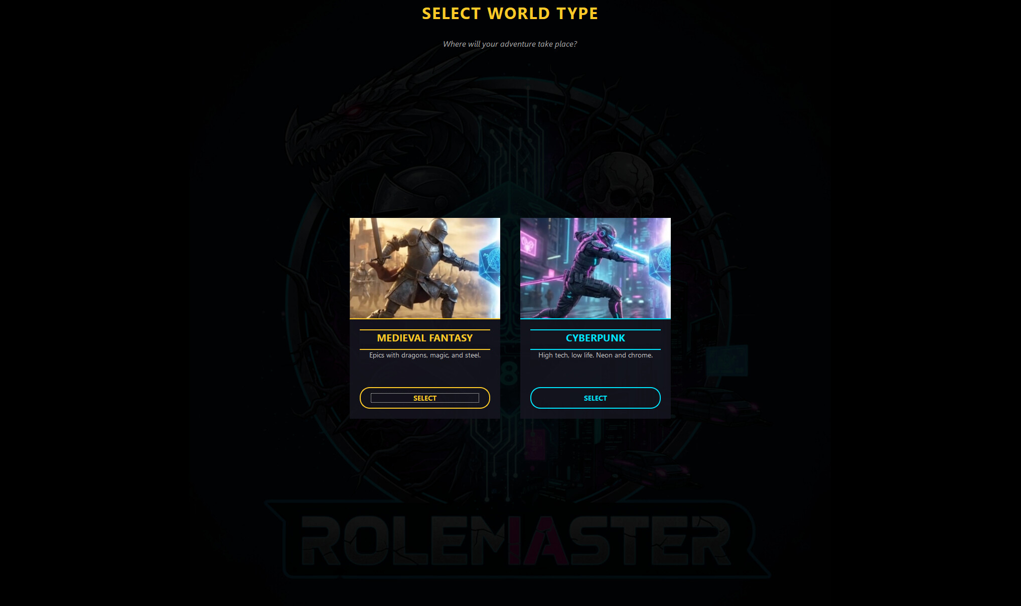 RolemIAster screenshot 2
