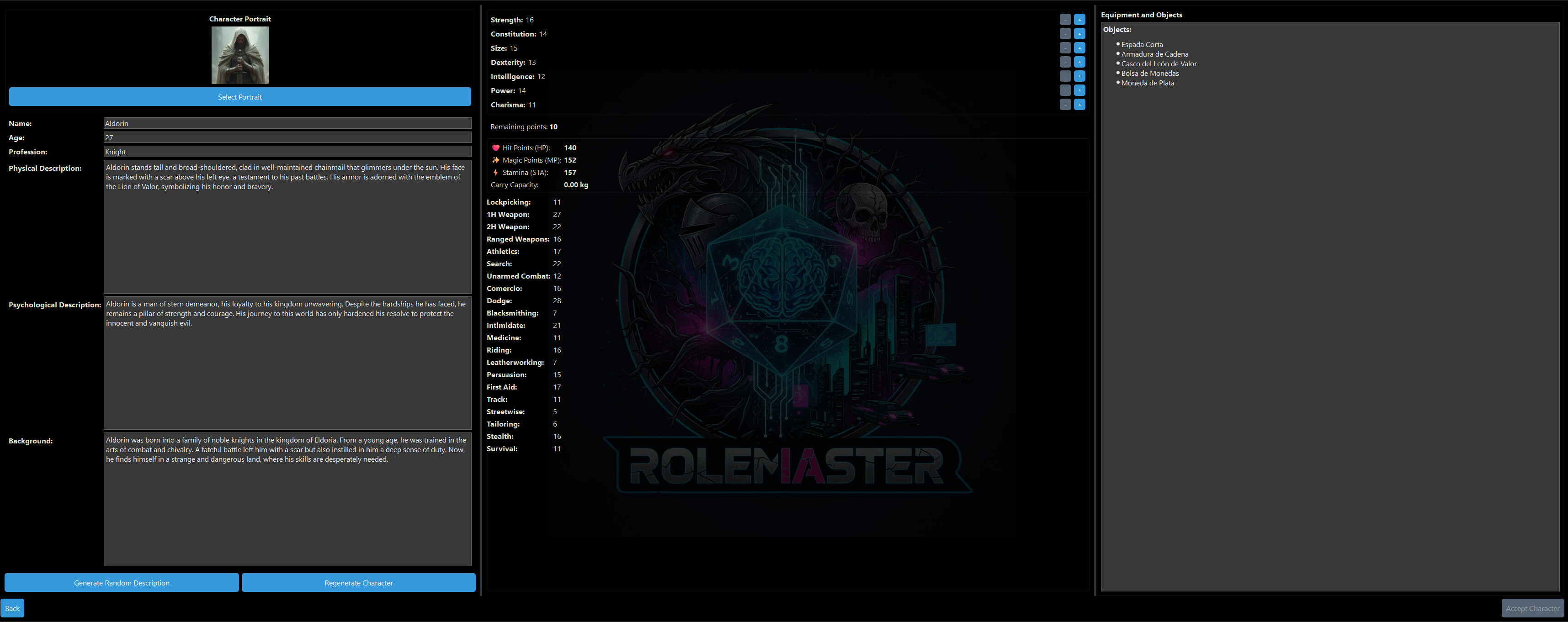 RolemIAster screenshot 4