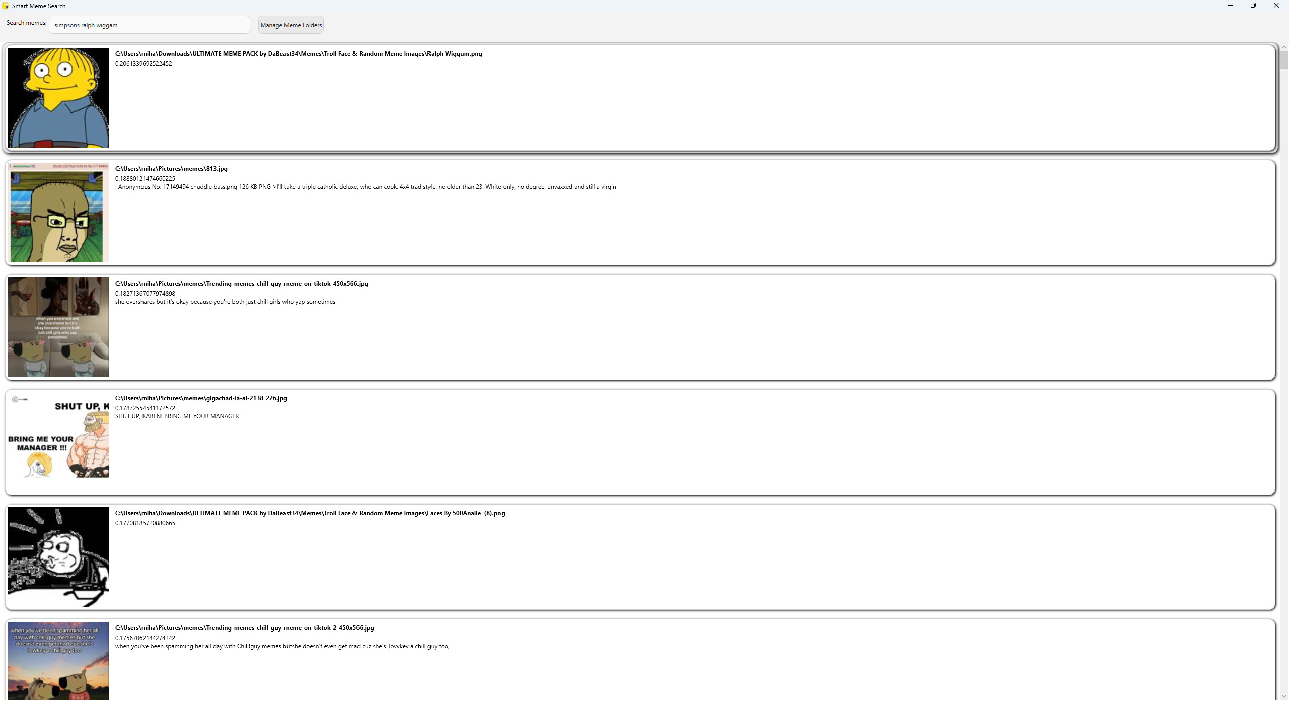 SmartMemeSearch Pro screenshot 3