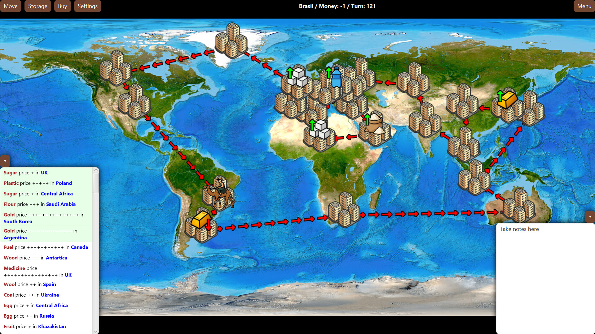 Trader Traveler screenshot 1