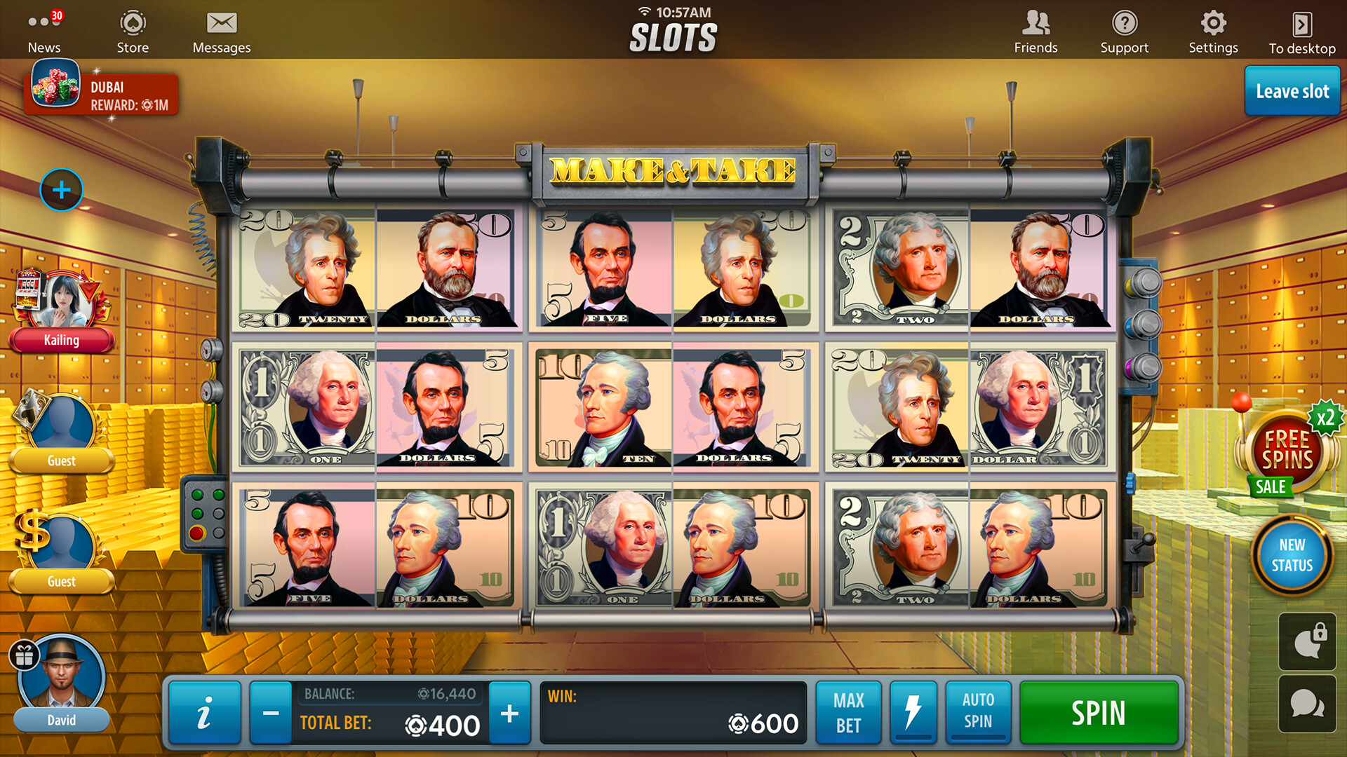 Jackpot Buffalo Slots screenshot 4