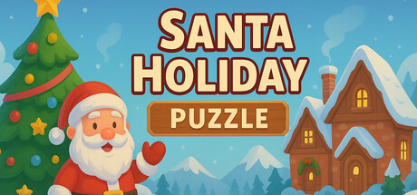 Santa Holiday Puzzle — Steam header