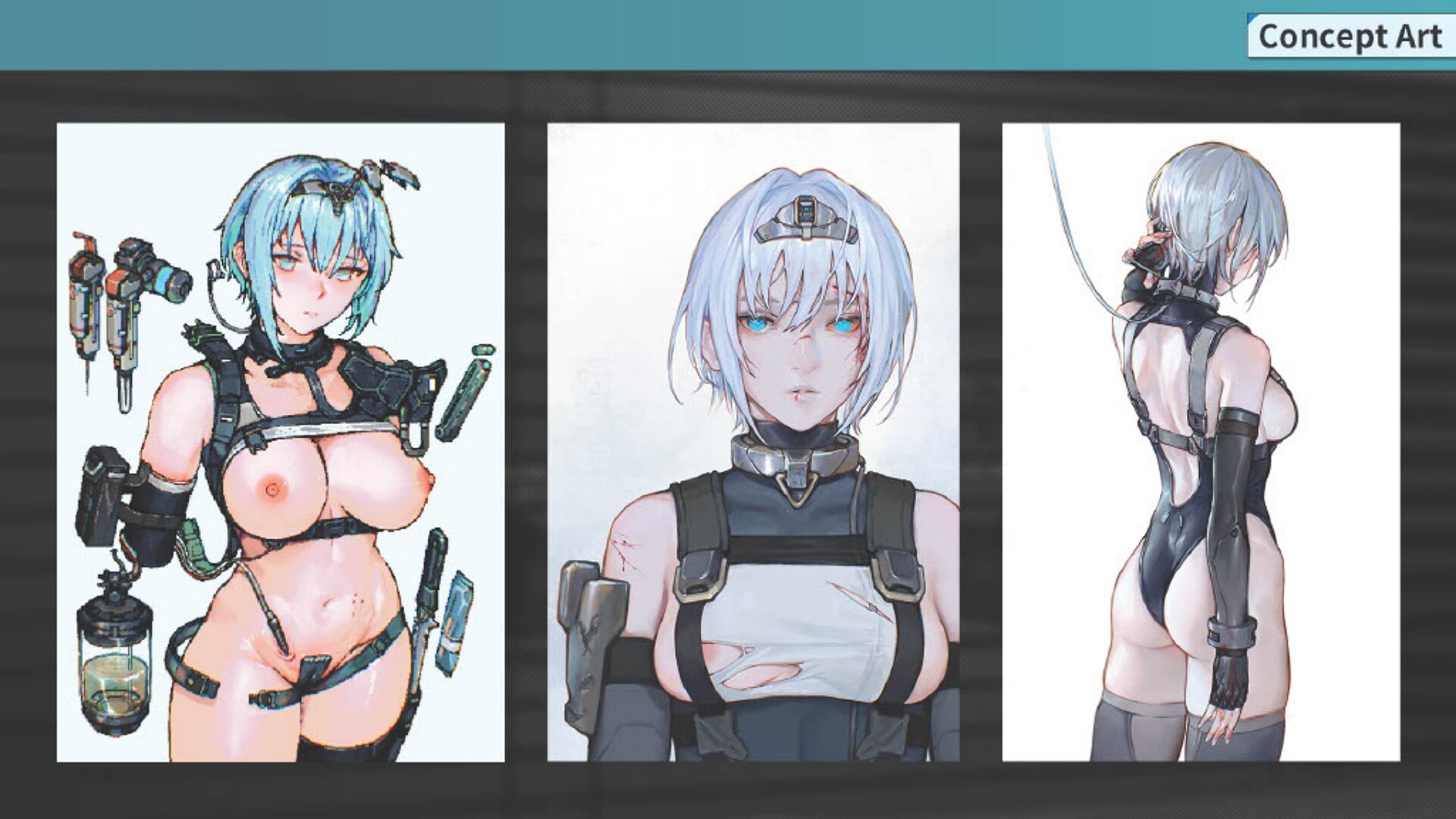 CYAN BRAIN - Artbook screenshot 1