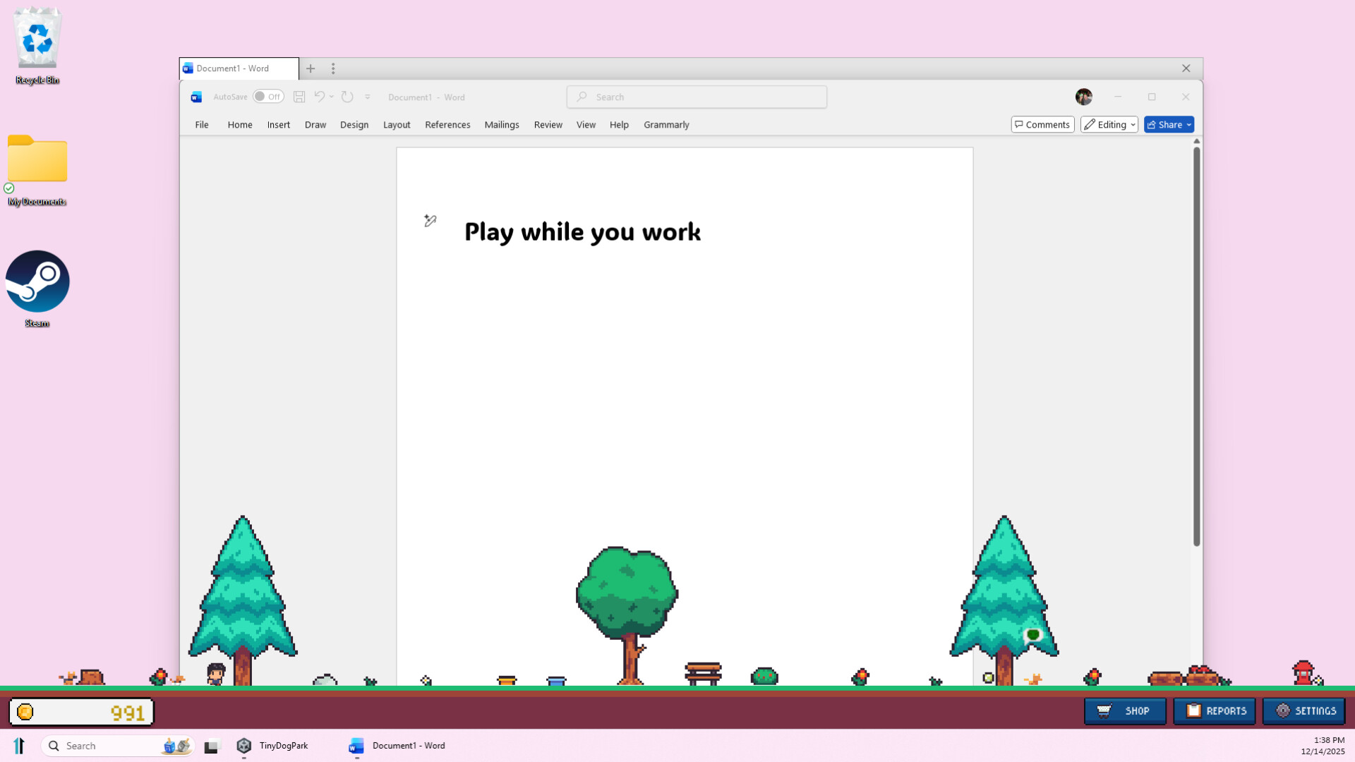Desktop Dog Park screenshot 2