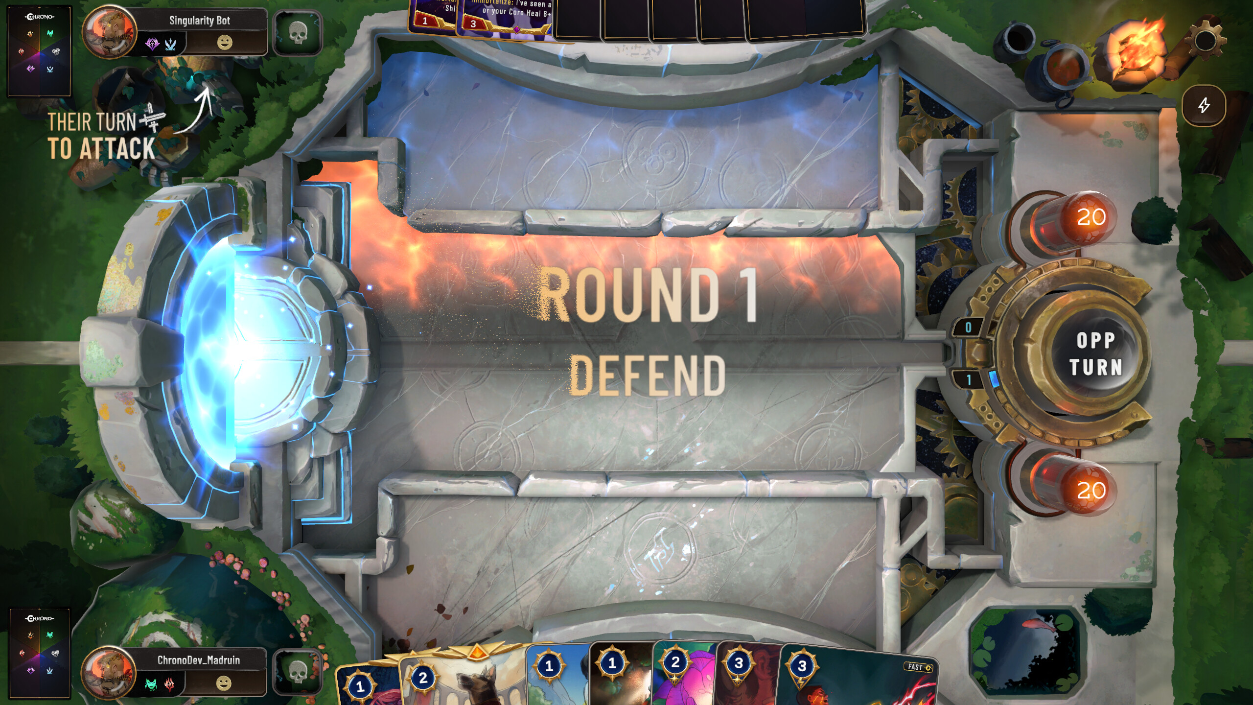 Chrono CCG screenshot 1